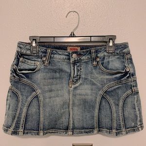 NWOT No Boundaries jean mini skirt